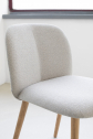 Стул с обивкой Scab Design Natural Mentha Pop дуб, технополимер, ткань натуральный дуб, слоновая кость Фото 6