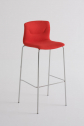 Стул барный с обивкой Gaber Slot 78 металл, технополимер, экокожа Фото 5