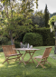 Скамейка деревянная складная Giardino Di Legno Classica Bristol  тик Фото 4