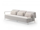 Диван трехместный с подушками Unopiu Salò алюминий, акрил Фото 5