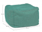 Пуф для пляжа Garden Relax Sparrow олефин, пенополистирол нефритовый Фото 2