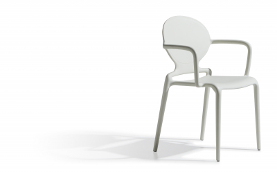 Кресло пластиковое Scab Design Gio стеклопластик лен Фото 4