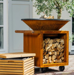 Очаг гриль на колесах с поленницей OFYR 100 PRO-thumbs-Фото4