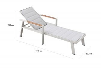 Шезлонг-лежак текстиленовый-thumbs-Фото3