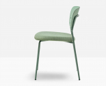 Стул с обивкой PEDRALI Jazz сталь, фанера, шпон, ткань зеленый, светло-зеленый, зеленый Фото 7
