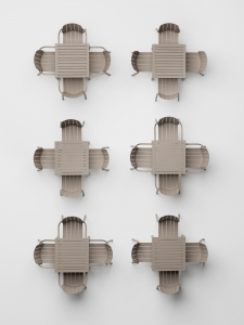 Кресло пластиковое Nardi Tiberina стеклопластик тортора Фото 4