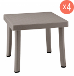Комплект пластиковых столиков для лежака Rodi Set 4