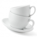 Кофейная пара для капучино Ancap Verona Open фарфор белый Фото 5