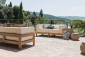 Модуль угловой левый с подушкой Giardino Di Legno Saint Raphael Sx  тик, акрил Фото 6