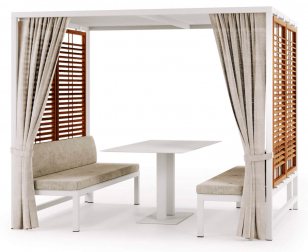 Шатер с обеденной мебелью-thumbs-Фото1