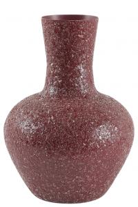 Ваза Амфора с эффектом кракле EDG Vase металл, стекло темно-розовый Фото 1