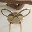 Стул пластиковый Qeeboo Ribbon Metal Finish полипропилен золотистый Фото 9