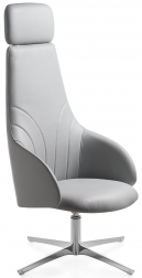 Кресло вращающееся с обивкой-thumbs-Фото1