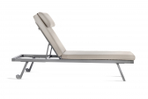 Лежак металлический с матрасом Gaber Etesian алюминий, технополимер, ткань Фото 5