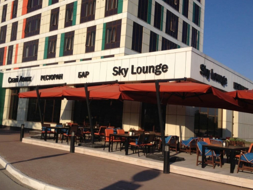 Ресторан Sky Lounge и отель Sky Port, Новосибирск