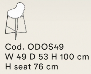 Стул барный с обивкой-thumbs-Фото3