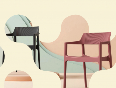 Кресло пластиковое Siesta Contract Tulum стеклопластик, полипропилен марсала Фото 5