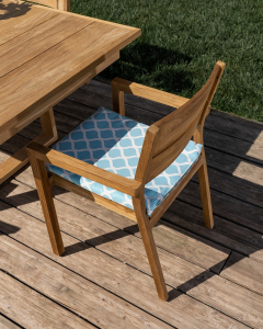 Кресло деревянное RosaDesign Juniper тик натуральный Фото 8