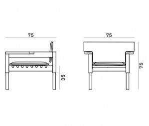 Кресло деревянное с обивкой-thumbs-Фото3