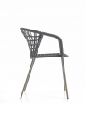 Кресло плетеное Gaber Sanela B металл, роуп Фото 8