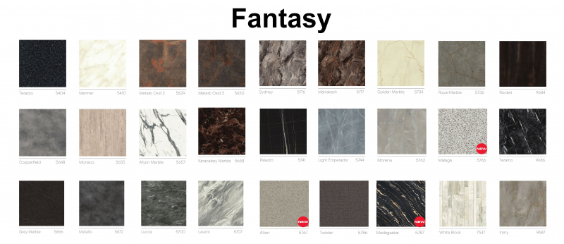 Столешница прямоугольная Werzalit Fantasy