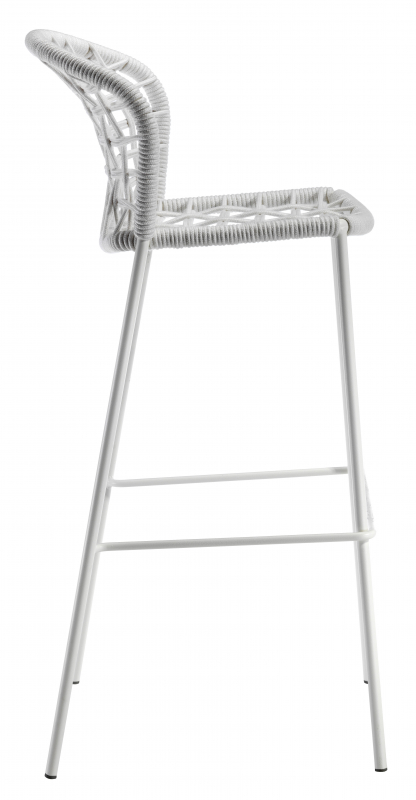 Стул плетеный барный Sanela Stool 75