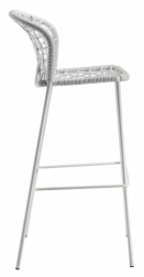 Стул плетеный барный Sanela Stool 75