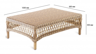 Столик плетеный кофейный-thumbs-Фото3