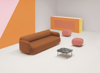 Диван трехместный мягкий Buddy Sofa
