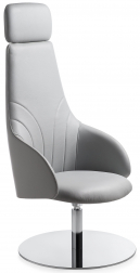 Кресло вращающееся с обивкой-thumbs-Фото1