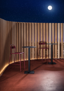 Стул барный металлический Colos Stecca 5 алюминий Фото 7