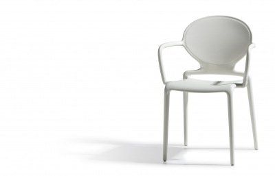 Кресло пластиковое Scab Design Gio стеклопластик лен Фото 6