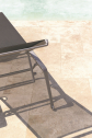 Шезлонг металлический Fast Ushuaia алюминий, батилин белый Фото 11