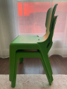 Стул пластиковый детский Magis Alma полипропилен, стекловолокно зеленый Фото 12