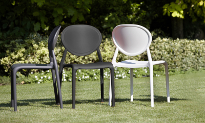 Стул пластиковый Scab Design Gio стеклопластик лен Фото 4