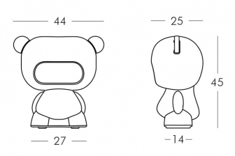 Светильник пластиковый настольный Медвежонок-thumbs-Фото3