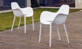 Кресло пластиковое Vondom Sabinas Basic полипропилен, стекловолокно белый Фото 4