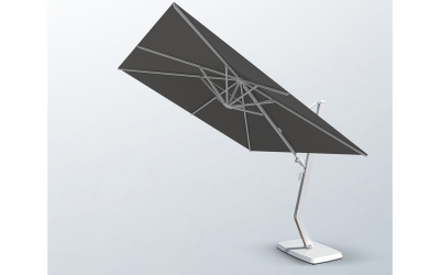 Зонт профессиональный 3х3 м Higold Wing алюминий, акрил тик, тортора Фото 17