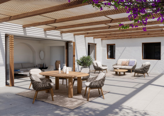 Кресло лаунж плетеное с подушками-thumbs-Фото4