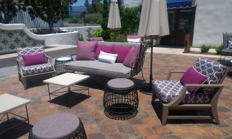 Пуф плетеный с подушкой-thumbs-Фото4