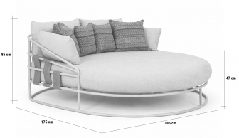 Лаунж-лежак с подушками-thumbs-Фото3