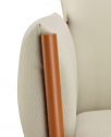 Кресло металлическое c подушками Scab Design Brezza сталь, полипропилен терракотовый, светло-серый Фото 13
