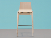 Стул деревянный полубарный PEDRALI Malmo сталь, ясень, фанера Фото 6