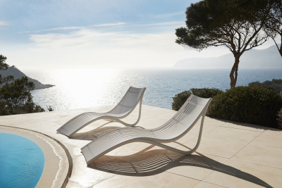 Лежак пластиковый Vondom Ibiza Basic полипропилен, стекловолокно белый Фото 10