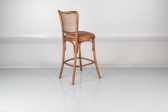Стул барный с обивкой Caris Monet граб, соломка, ткань Фото 9