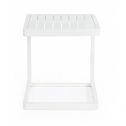 Столик металлический для шезлонга Garden Relax Konnor алюминий белый Фото 3
