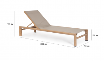 Шезлонг-лежак текстиленовый-thumbs-Фото3