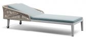 Лежак плетеный с матрасом Atmosphera Dream 2.0 алюминий, роуп, текстилен, ткань Фото 1