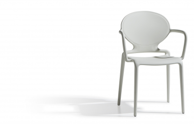 Кресло пластиковое Scab Design Gio стеклопластик лен Фото 7