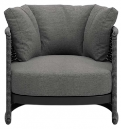 Кресло плетеное с подушкой-thumbs-Фото1